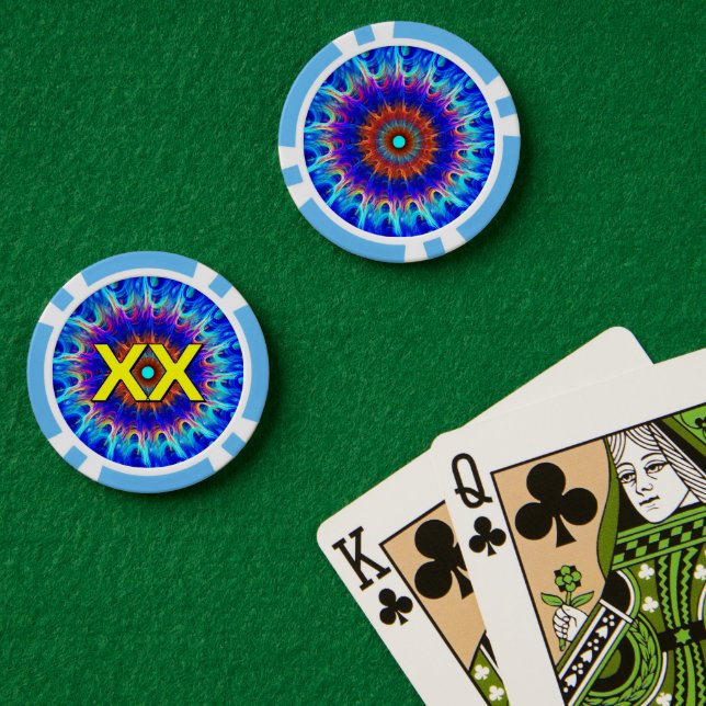 Radiative Zone Poker Chips (Poker Table (Double))