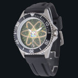 Radical Atomic Watch<br><div class="desc">You’ve heard of atomic clocks and their perfect accuracy. Now own an Atomic Watch! This is a classy retro atomic design for the scientifically inclined or the enlightened intellectual. Own it to be spacey, stylish, trending and topical. Plus you’ll keep up to the minute for all your lectures, book signings...</div>