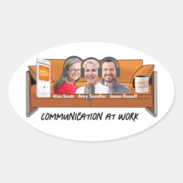 Radical Candour Podcast Stickers (Front)