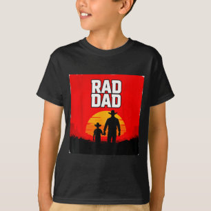Radical dad western style father and son walking T-Shirt