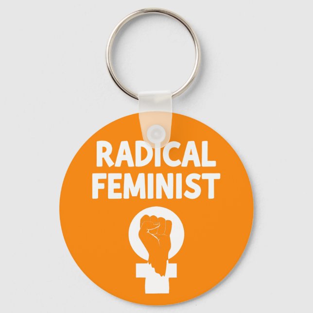 Radical Feminist Keychain (Front)