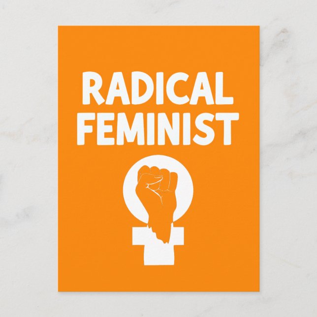 Radical Feminist Postcard (Front)