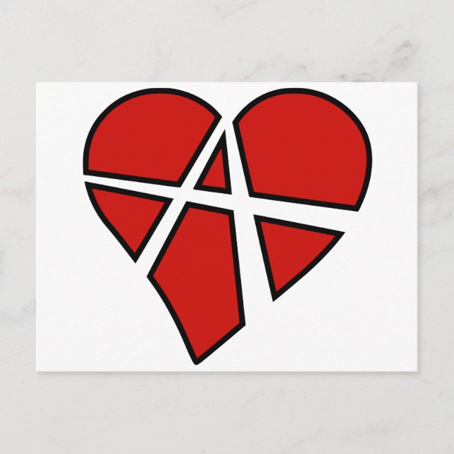 Radical Relations Reckless Heart Anarchy A Love Postcard (Front)