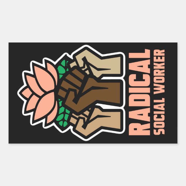 Radical Social Worker Sticker (Front)