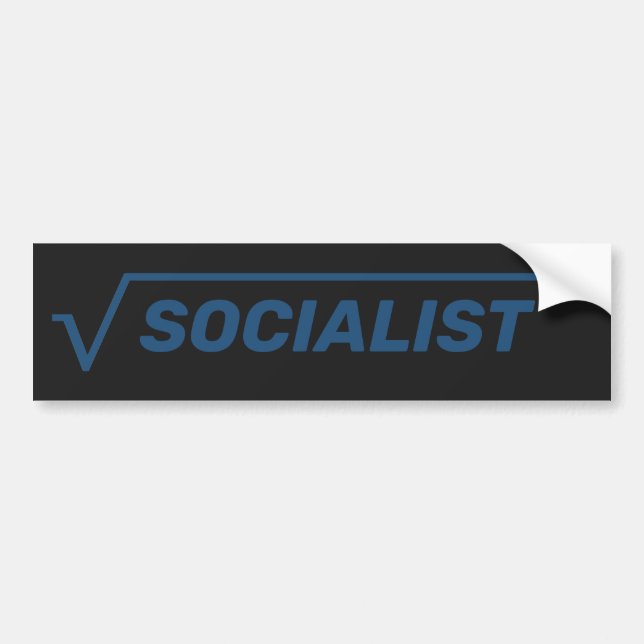 "Radical Socialist" Bumper Sticker (Front)