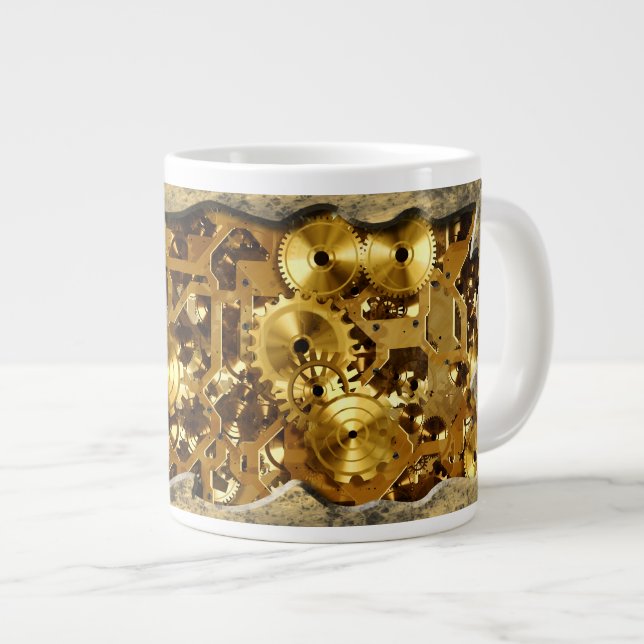 Radical Steampunk 10 Jumbo Mug (Devant droit)
