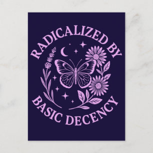 Radicalized by Basic Decency Holiday Postcard