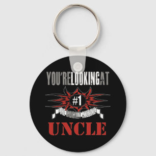 Radically Awesome Uncle Keychain