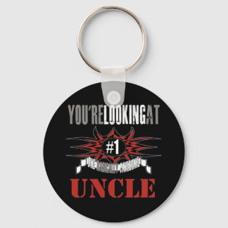 Radically Awesome Uncle Keychain