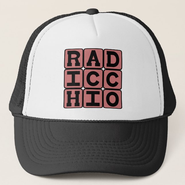 Radicchio, Leafy Vegetable.png Trucker Hat (Front)
