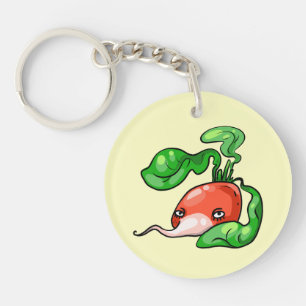 Radieschen radish keychain
