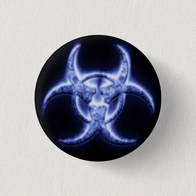 Radio-Active 1 Inch Round Button (Front)