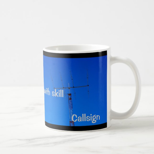 Radio amateur QRP et Callsign Mug (Droite)