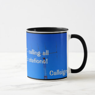 Radio amateur QST et Callsign Mug