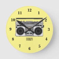 Radio cartoon illustration