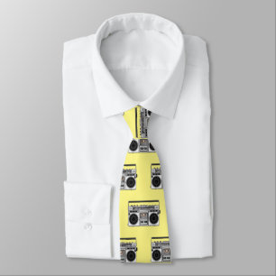 Radio cartoon illustration  tie