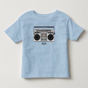 Radio cartoon illustration  toddler t-shirt