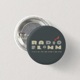 RADíO FLoMM 1 Inch Round Button
