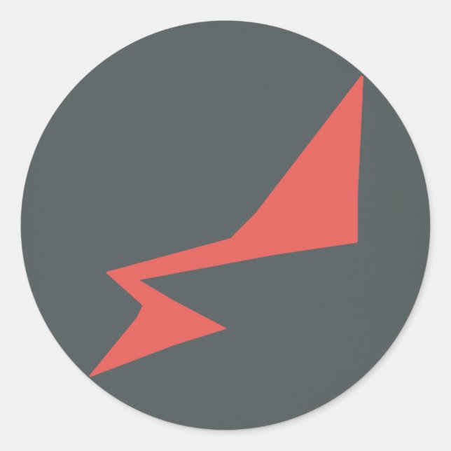 RADíO FLoMM BIG BOLT Classic Round Sticker (Front)