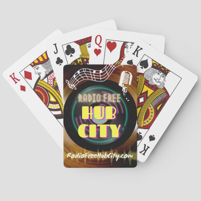 Radio Free Hub City Poker Cards (Back)