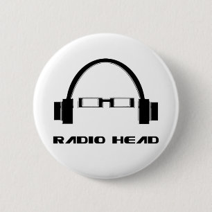 Radio Head 2 Inch Round Button