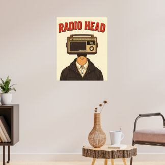 RADIO HEAD – Vintage Surreal Retro Poster