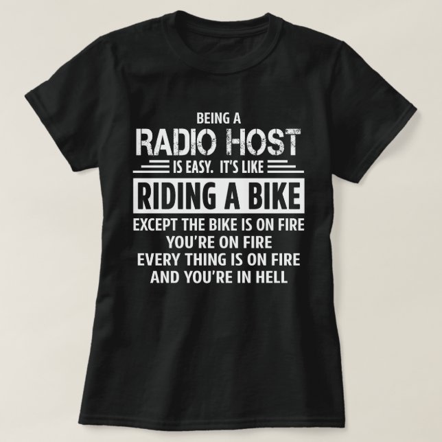 Radio Host T-Shirt (Design Front)