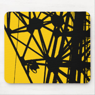 Radio Mast - Amber Mouse Pad