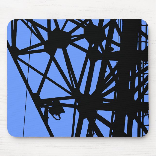 Radio Mast - Baby Blue Mouse Pad (Front)