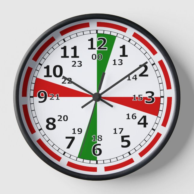 Radio Room Clock CW Alarm Signal (Front)