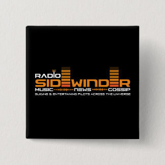 Radio Sidewinder Badge 2 Inch Square Button