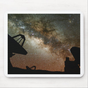 Radio Telescopes and Milky Way Mouse Pad