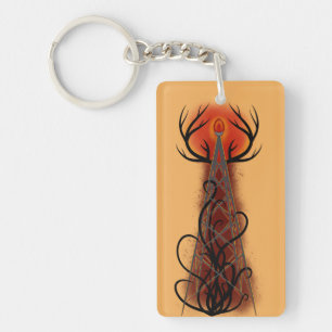 Radio Tower from Hell Keychain