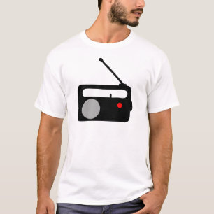 RADIO TRANSISTOR BLACK SYMBOL T-Shirt
