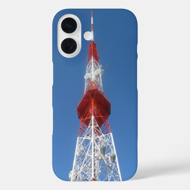 Radio TV Broadcast Tower Case-Mate iPhone Case (Back)