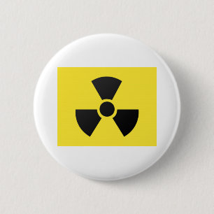 radioactive 2 inch round button