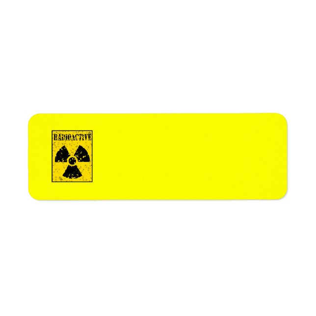 RADIOACTIVE-4 ALERTE RADIOACTIVE SYMBOLE SIGN GRAP (Devant)