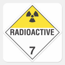 Radioactive 7 Sticker
