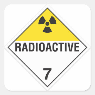 Radioactive 7 Sticker
