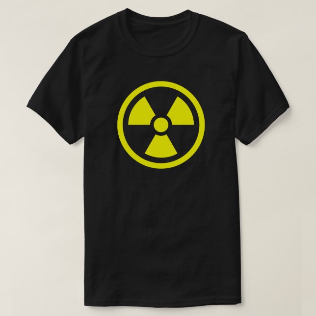 RADIOACTIVE  cool science geek nerd tee (Design Front)