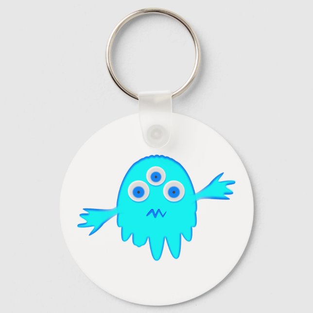 Radioactive Little Monster Keychain (Front)