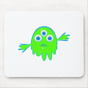 Radioactive Little Monster Mouse Pad