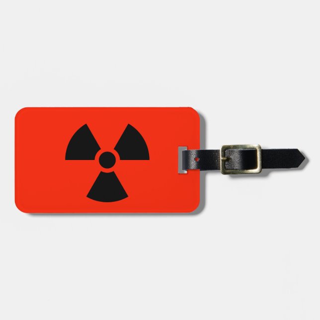 Radioactive Luggage Tag (Front Horizontal)