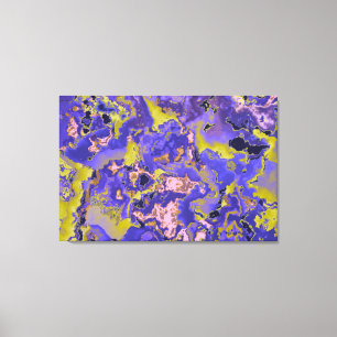Radioactive Marble Canvas Print