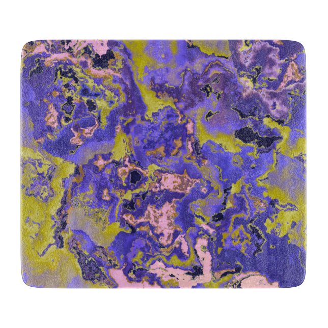 Radioactive Marble Cutting Board (Front)