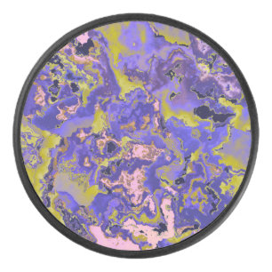 Radioactive Marble Hockey Puck