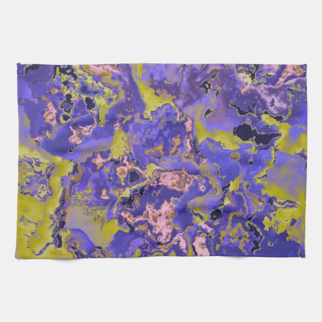 Radioactive Marble Kitchen Towel (Horizontal)