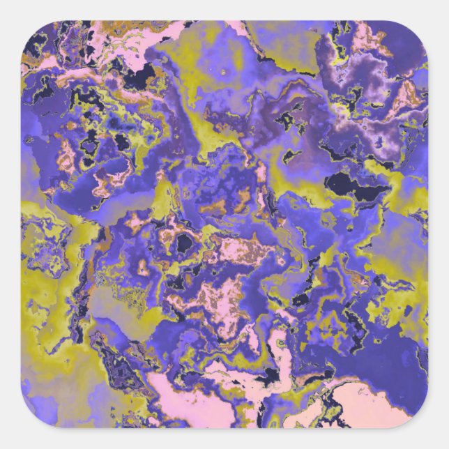 Radioactive Marble Square Sticker (Front)