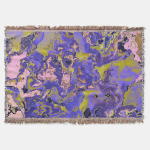 Radioactive Marble Throw Blanket