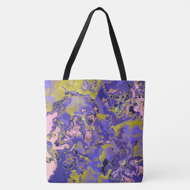 Radioactive Marble Tote Bag (Front)